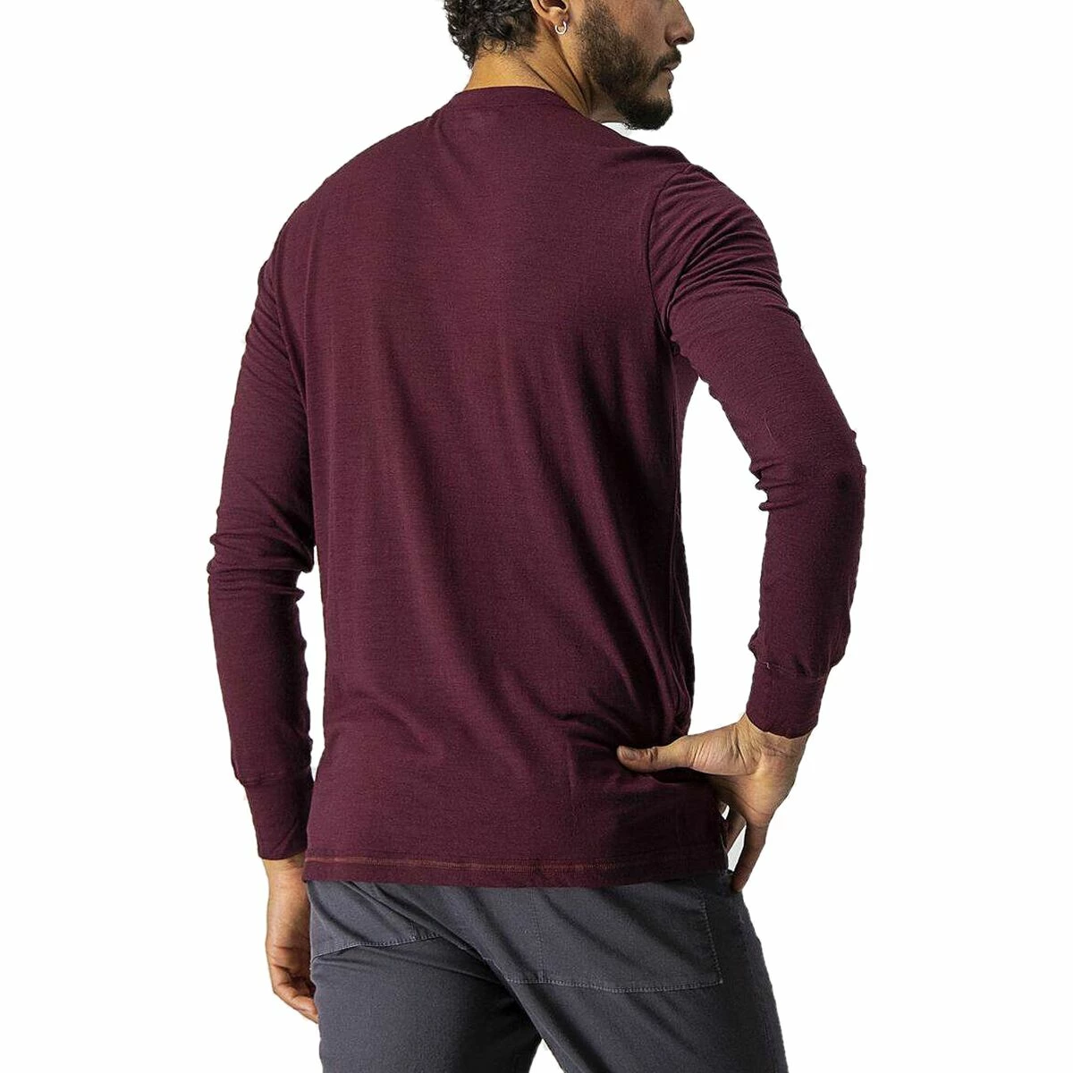 Castelli Wool Long Sleeve T Shirt Men's 4 Castelli Wool Long Sleeve T Shirt Men's - Image 2