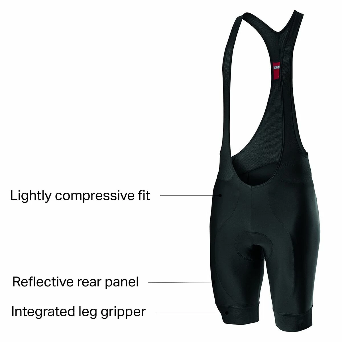 Castelli Entrata Bib Short Men's 4 Castelli Entrata Bib Short Men's - Image 2
