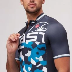 Castelli Attacco Limited Edition Jersey Men's -Castelli Fashion Shop DASTBLWH D6