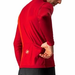Castelli Traguardo Full Zip Jersey Men's -Castelli Fashion Shop PROREDRED D3