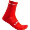 Castelli Entrata 9 Sock -Castelli Fashion Shop RED 11