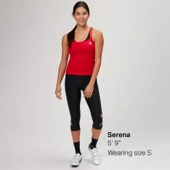 Castelli Promessa Jacquard Bavette Top Women's -Castelli Fashion Shop RED D10 1