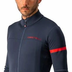 Castelli Fondo Full Zip Long Sleeve Jersey Men's 44 Castelli Fondo Full Zip Long Sleeve Jersey Men's -Castelli Fashion Shop SABLRERE D3