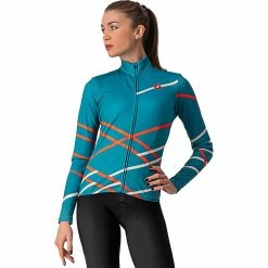 Castelli Diagonal Full Zip Jersey Women's -Castelli Fashion Shop TEBLBRPISOPI