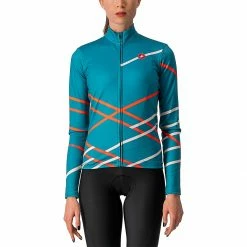 Castelli Diagonal Full Zip Jersey Women's -Castelli Fashion Shop TEBLBRPISOPI D5